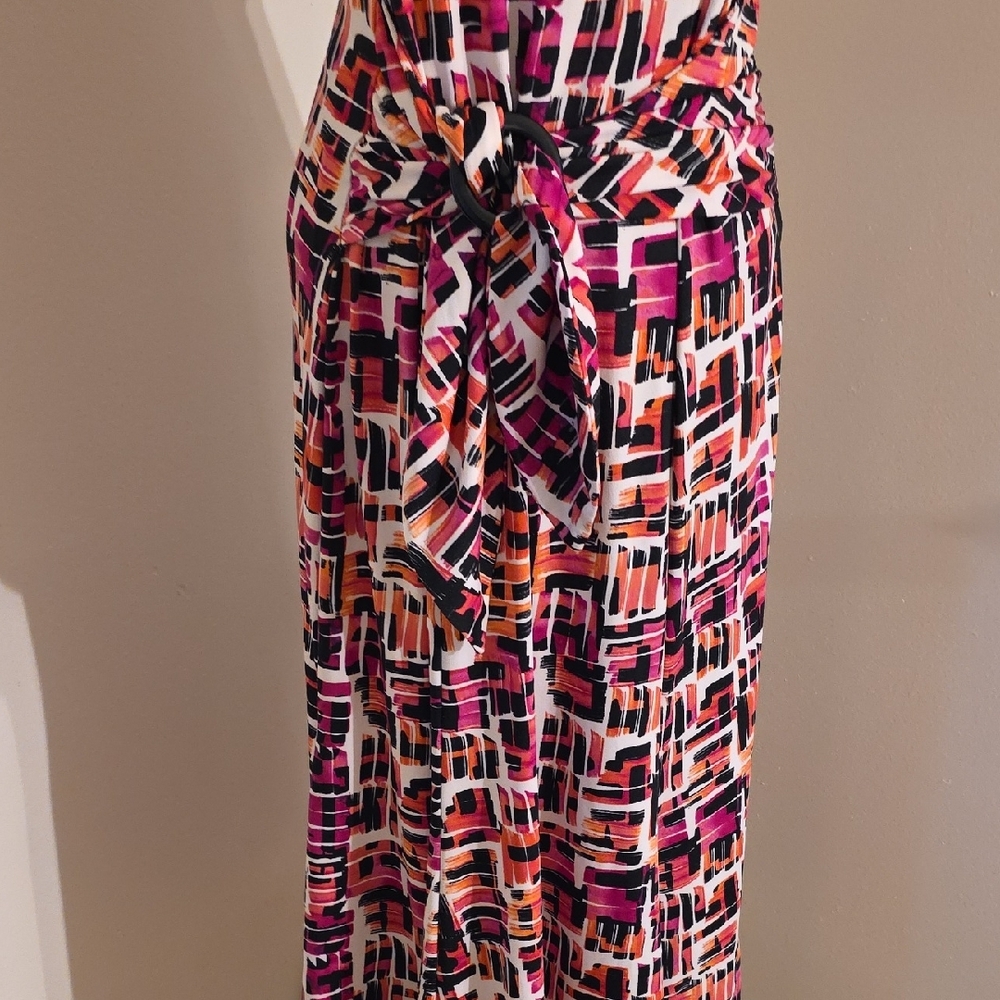 Perceptions Multicolor Abstract Maxi Dress - Picture 4 of 4
